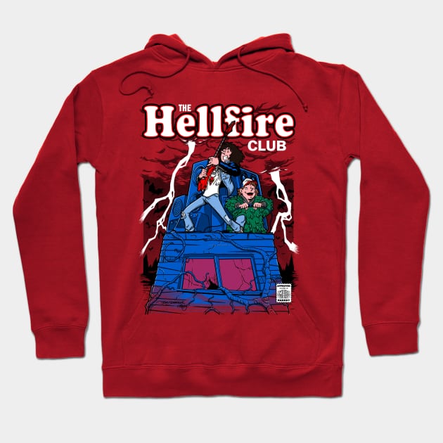 Hellfire Comics Hoodie by mannypdesign